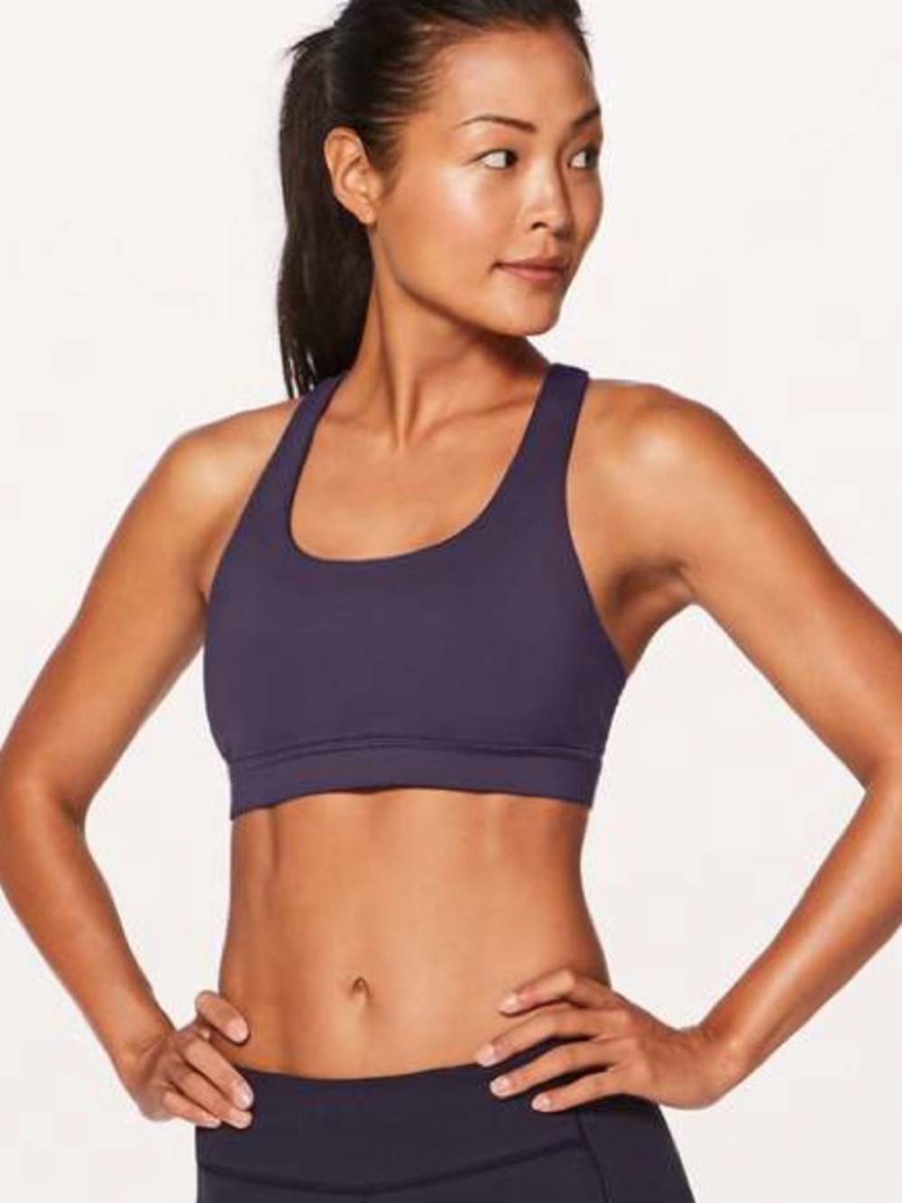 Lululemon Invigorate Bra -Black Currant